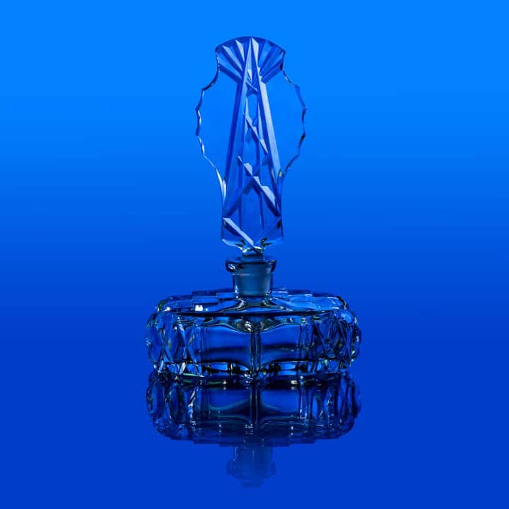 produktová fotografie křišťálu